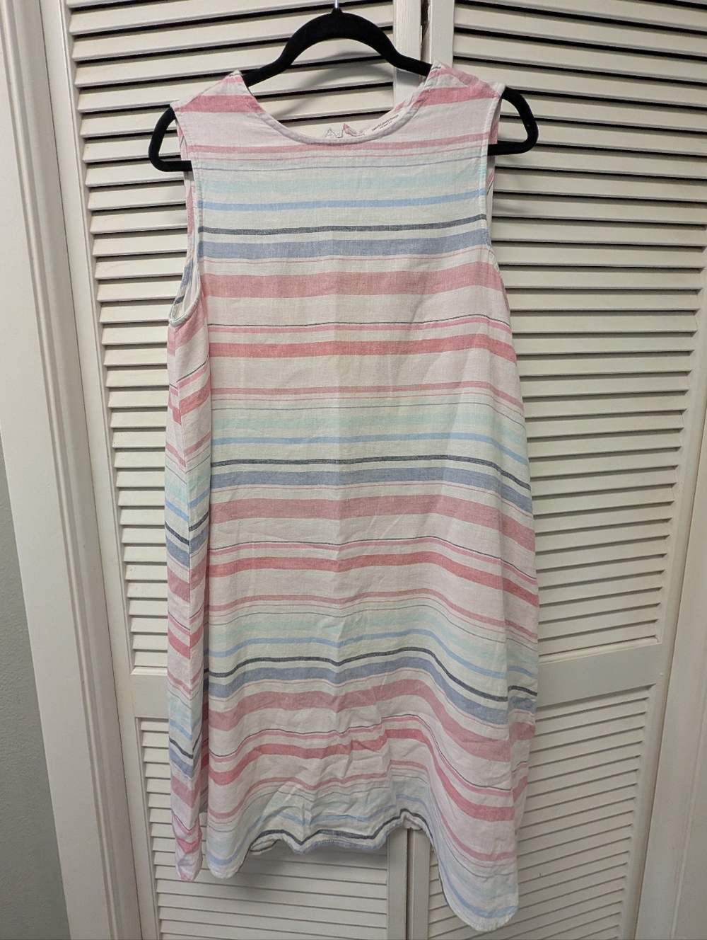 beachlunchlounge Pink and White Striped Top